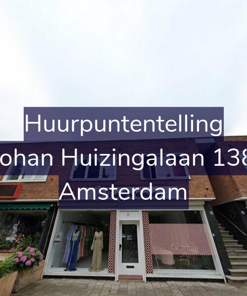 Foto gevel Huurpuntentelling voor Johan Huizingalaan 138, Amsterdam