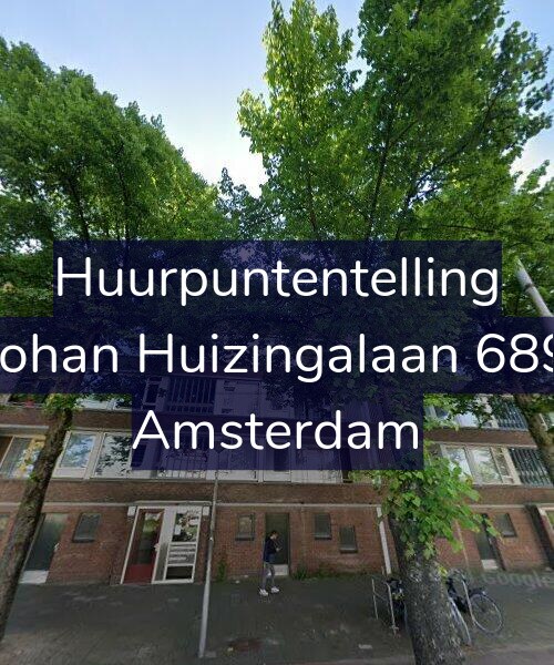 Foto gevel Huurpuntentelling voor Johan Huizingalaan 689, Amsterdam