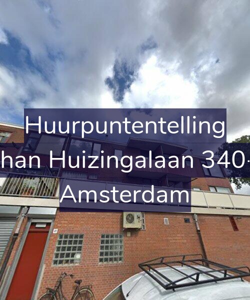 Foto gevel Huurpuntentelling voor Johan Huizingalaan 340-1, Amsterdam