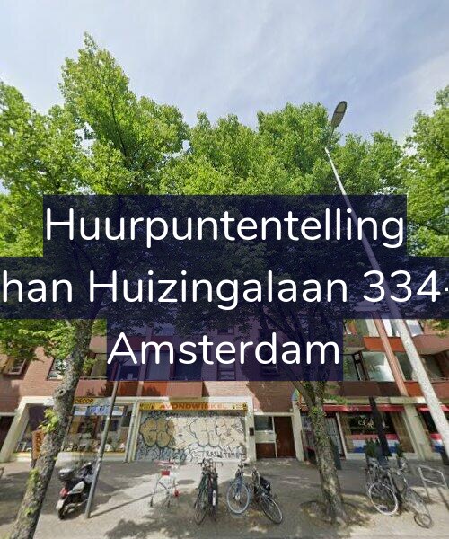 Foto gevel Huurpuntentelling voor Johan Huizingalaan 334-1, Amsterdam