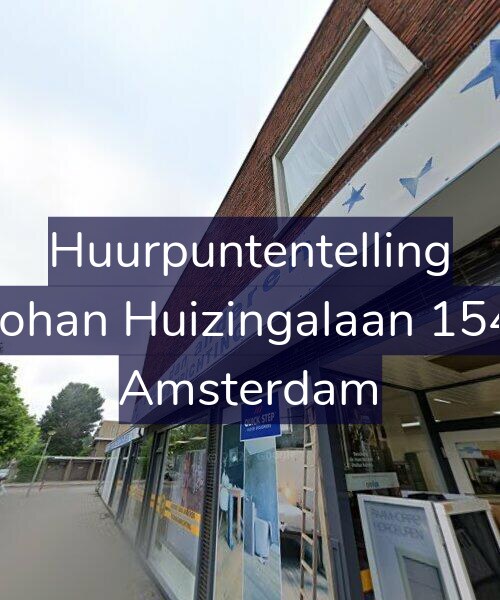 Foto gevel Huurpuntentelling voor Johan Huizingalaan 154, Amsterdam
