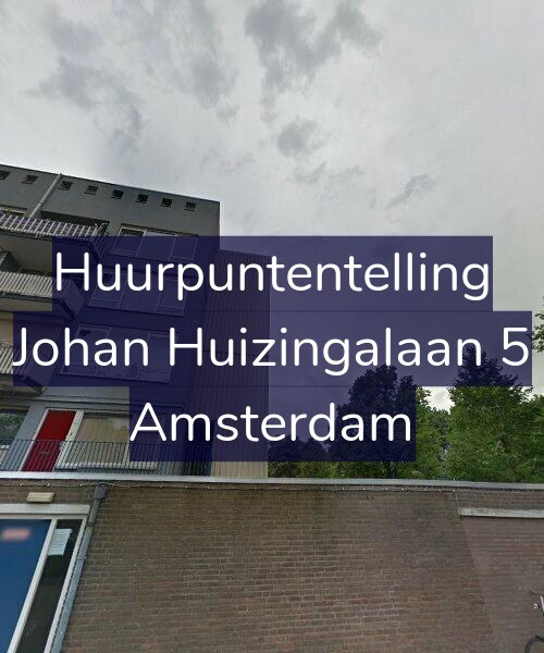 Foto gevel Huurpuntentelling voor Johan Huizingalaan 5, Amsterdam