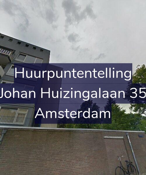 Foto gevel Huurpuntentelling voor Johan Huizingalaan 35, Amsterdam