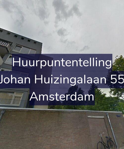 Foto gevel Huurpuntentelling voor Johan Huizingalaan 55, Amsterdam