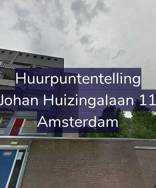 Foto gevel Huurpuntentelling voor Johan Huizingalaan 11, Amsterdam
