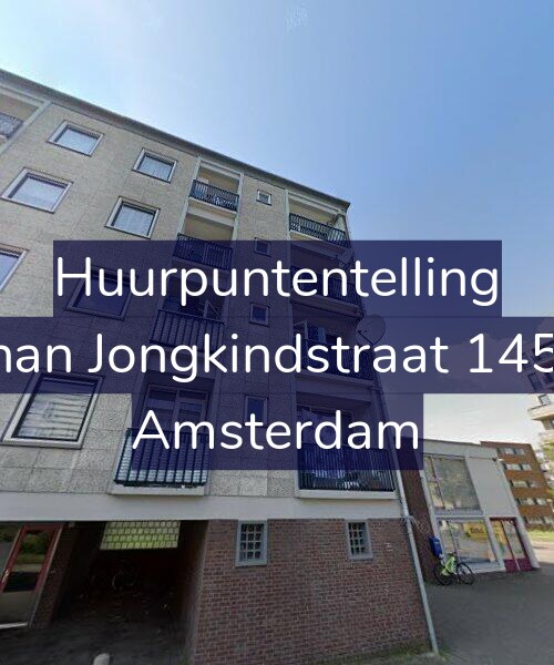 Foto gevel Huurpuntentelling voor Johan Jongkindstraat 145-4, Amsterdam