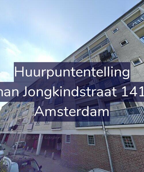 Foto gevel Huurpuntentelling voor Johan Jongkindstraat 141-4, Amsterdam