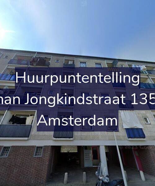 Foto gevel Huurpuntentelling voor Johan Jongkindstraat 135-1, Amsterdam
