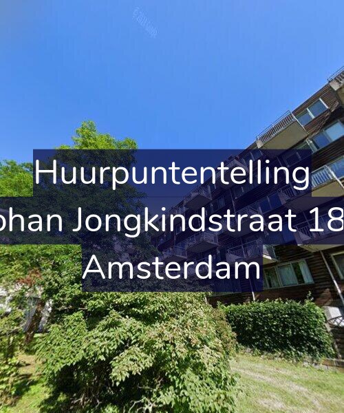 Foto gevel Huurpuntentelling voor Johan Jongkindstraat 184, Amsterdam