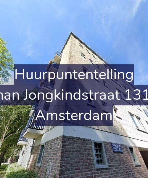 Foto gevel Huurpuntentelling voor Johan Jongkindstraat 131-2, Amsterdam