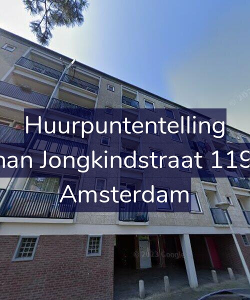 Foto gevel Huurpuntentelling voor Johan Jongkindstraat 119-4, Amsterdam