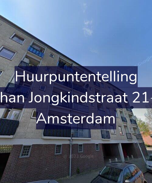 Foto gevel Huurpuntentelling voor Johan Jongkindstraat 21-1, Amsterdam