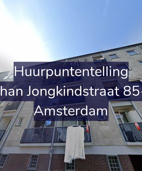 Foto gevel Huurpuntentelling voor Johan Jongkindstraat 85-2, Amsterdam