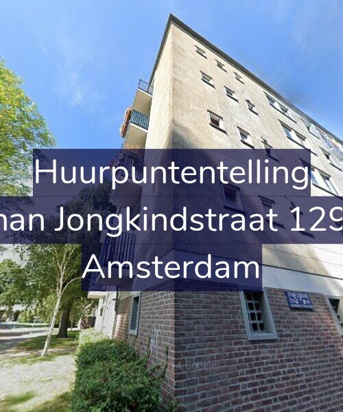 Foto gevel Huurpuntentelling voor Johan Jongkindstraat 129-4, Amsterdam