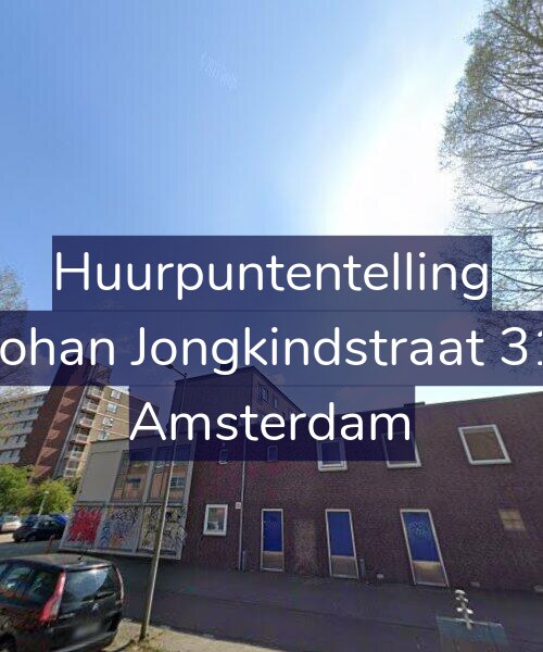 Foto gevel Huurpuntentelling voor Johan Jongkindstraat 31, Amsterdam