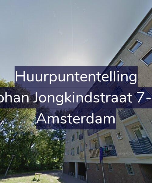 Foto gevel Huurpuntentelling voor Johan Jongkindstraat 7-2, Amsterdam
