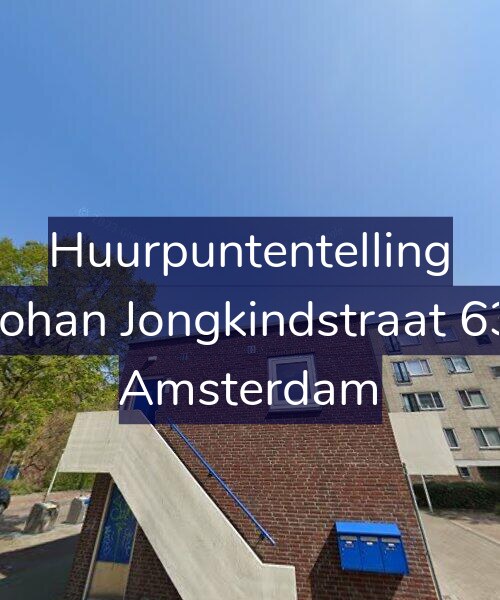 Foto gevel Huurpuntentelling voor Johan Jongkindstraat 63, Amsterdam