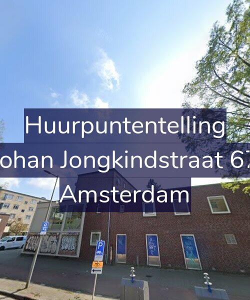 Foto gevel Huurpuntentelling voor Johan Jongkindstraat 67, Amsterdam