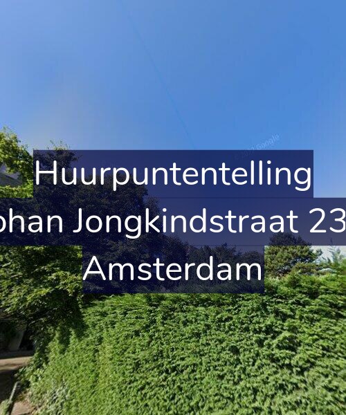 Foto gevel Huurpuntentelling voor Johan Jongkindstraat 236, Amsterdam