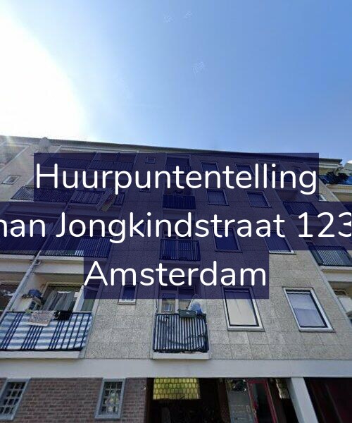 Foto gevel Huurpuntentelling voor Johan Jongkindstraat 123-3, Amsterdam