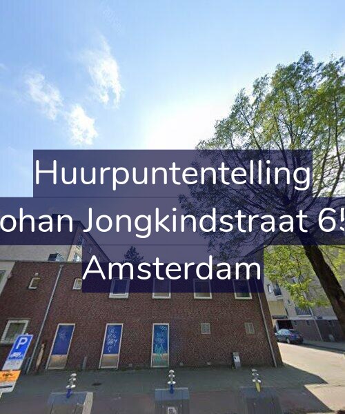 Foto gevel Huurpuntentelling voor Johan Jongkindstraat 65, Amsterdam