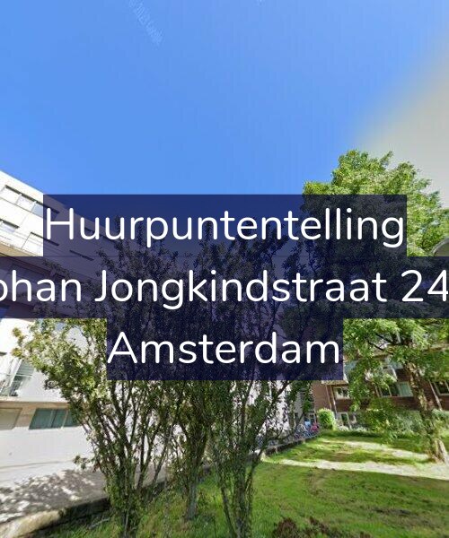 Foto gevel Huurpuntentelling voor Johan Jongkindstraat 242, Amsterdam