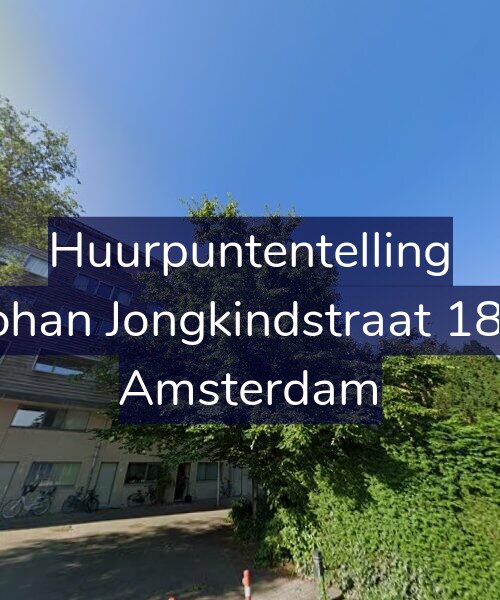 Foto gevel Huurpuntentelling voor Johan Jongkindstraat 186, Amsterdam