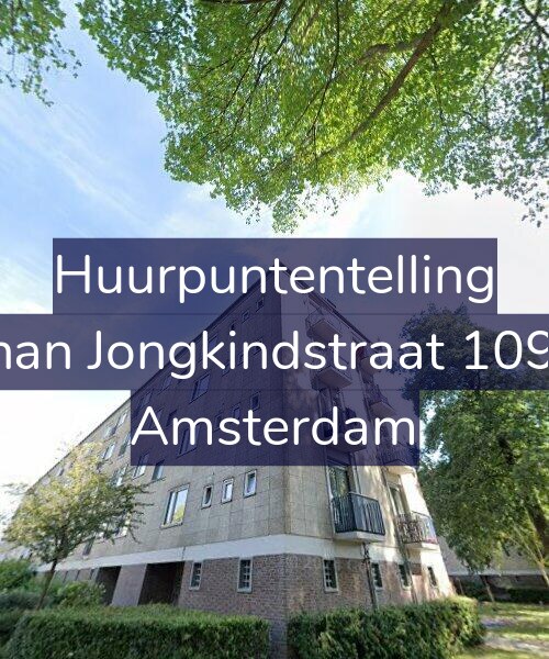 Foto gevel Huurpuntentelling voor Johan Jongkindstraat 109-2, Amsterdam