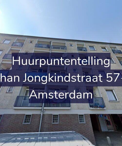 Foto gevel Huurpuntentelling voor Johan Jongkindstraat 57-4, Amsterdam