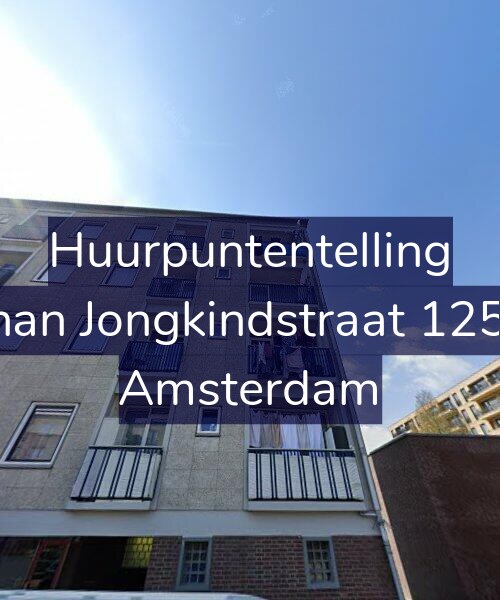 Foto gevel Huurpuntentelling voor Johan Jongkindstraat 125-3, Amsterdam