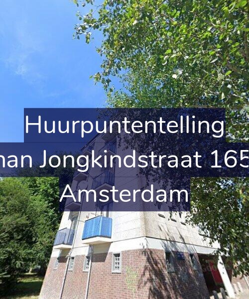 Foto gevel Huurpuntentelling voor Johan Jongkindstraat 165-2, Amsterdam