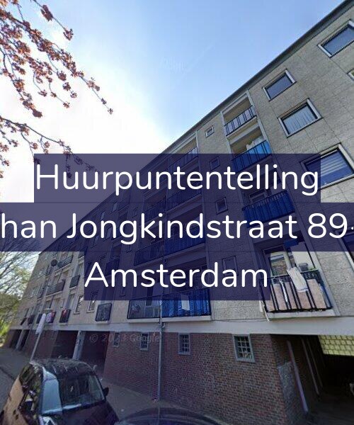 Foto gevel Huurpuntentelling voor Johan Jongkindstraat 89-1, Amsterdam