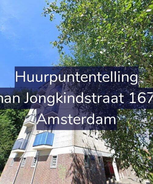 Foto gevel Huurpuntentelling voor Johan Jongkindstraat 167-3, Amsterdam