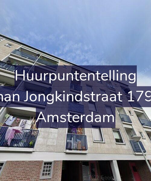Foto gevel Huurpuntentelling voor Johan Jongkindstraat 179-2, Amsterdam