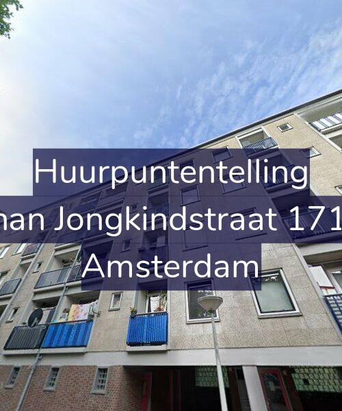 Foto gevel Huurpuntentelling voor Johan Jongkindstraat 171-2, Amsterdam