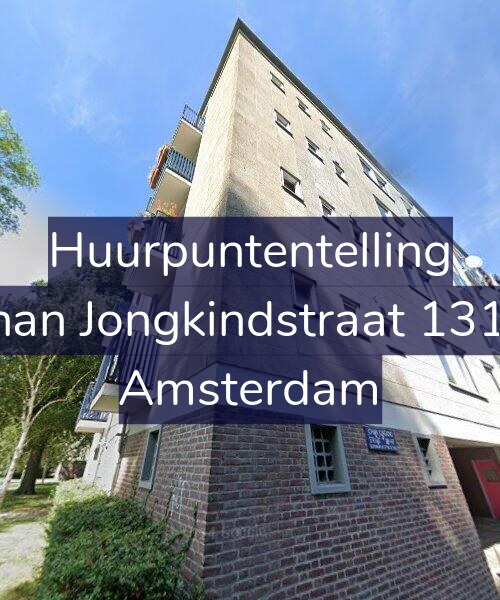 Foto gevel Huurpuntentelling voor Johan Jongkindstraat 131-4, Amsterdam