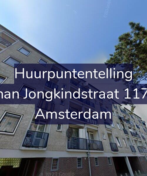 Foto gevel Huurpuntentelling voor Johan Jongkindstraat 117-3, Amsterdam