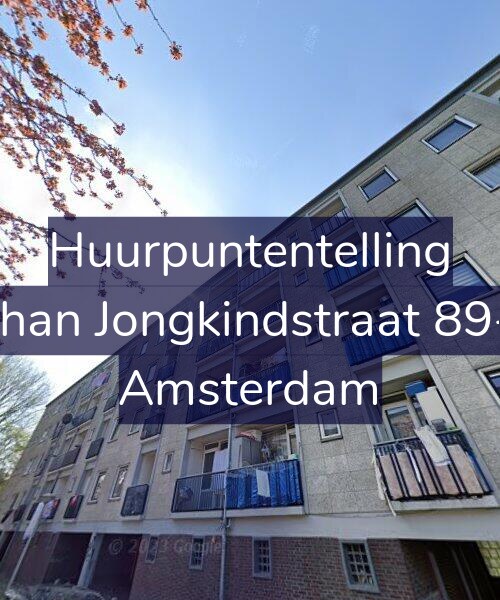 Foto gevel Huurpuntentelling voor Johan Jongkindstraat 89-2, Amsterdam
