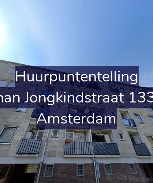 Foto gevel Huurpuntentelling voor Johan Jongkindstraat 133-3, Amsterdam