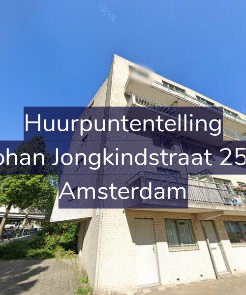 Foto gevel Huurpuntentelling voor Johan Jongkindstraat 252, Amsterdam