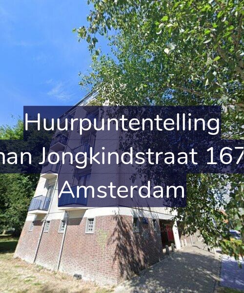 Foto gevel Huurpuntentelling voor Johan Jongkindstraat 167-4, Amsterdam