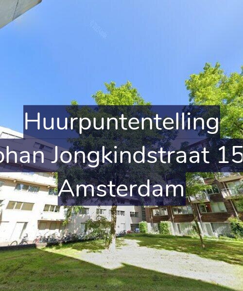 Foto gevel Huurpuntentelling voor Johan Jongkindstraat 154, Amsterdam