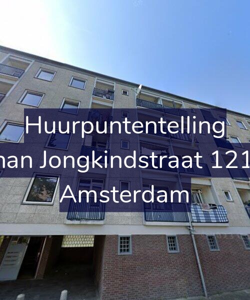 Foto gevel Huurpuntentelling voor Johan Jongkindstraat 121-4, Amsterdam
