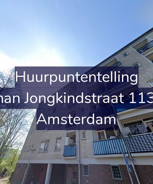 Foto gevel Huurpuntentelling voor Johan Jongkindstraat 113-3, Amsterdam