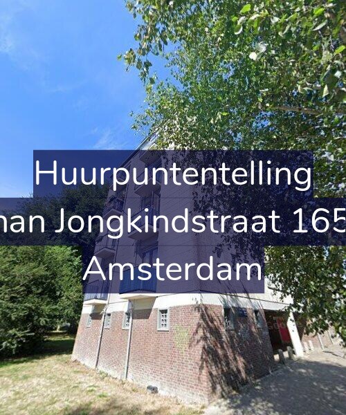 Foto gevel Huurpuntentelling voor Johan Jongkindstraat 165-4, Amsterdam