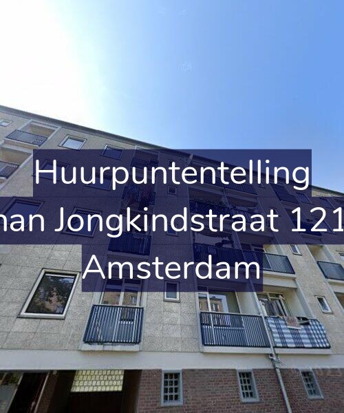 Foto gevel Huurpuntentelling voor Johan Jongkindstraat 121-2, Amsterdam