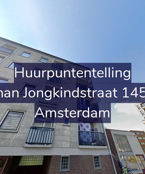 Foto gevel Huurpuntentelling voor Johan Jongkindstraat 145-2, Amsterdam