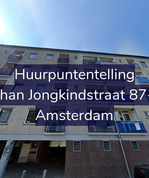 Foto gevel Huurpuntentelling voor Johan Jongkindstraat 87-4, Amsterdam