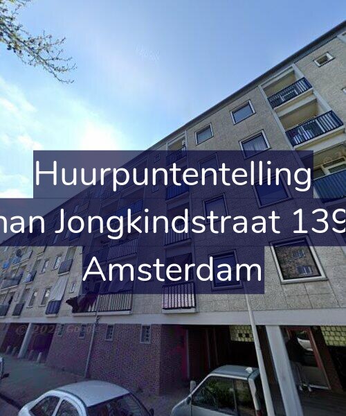 Foto gevel Huurpuntentelling voor Johan Jongkindstraat 139-1, Amsterdam