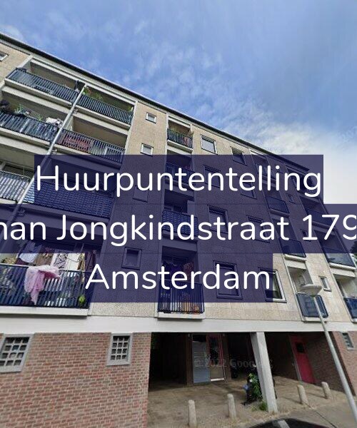 Foto gevel Huurpuntentelling voor Johan Jongkindstraat 179-4, Amsterdam